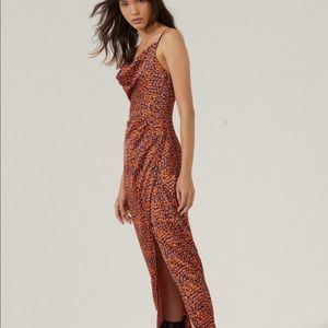 Nastygal Cheetah Long Dress